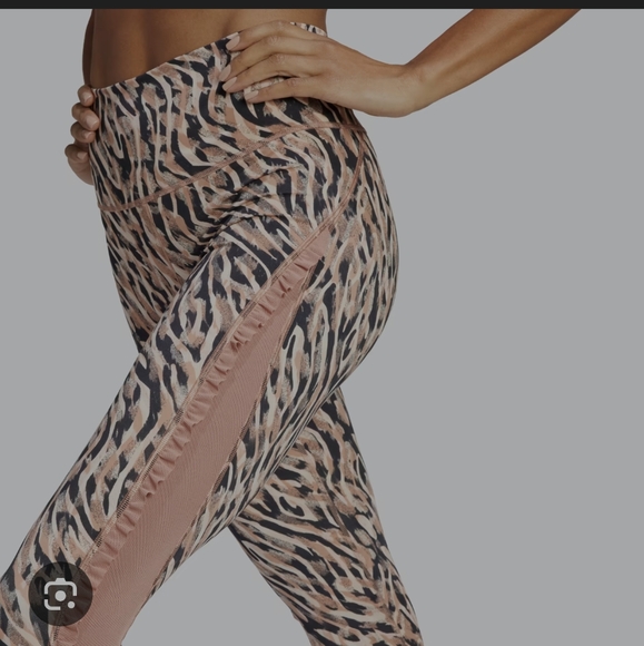 Adidas YOGA STUDIO CLASH PRINT 7/8 LEGGINGS & BRA - Picture 6 of 9